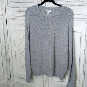 Jessica Simpson Mallory Gray Crew Neck Sweater